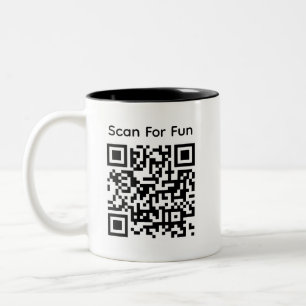 Funny QR Code mug png, Sarcastic Mug Wrap