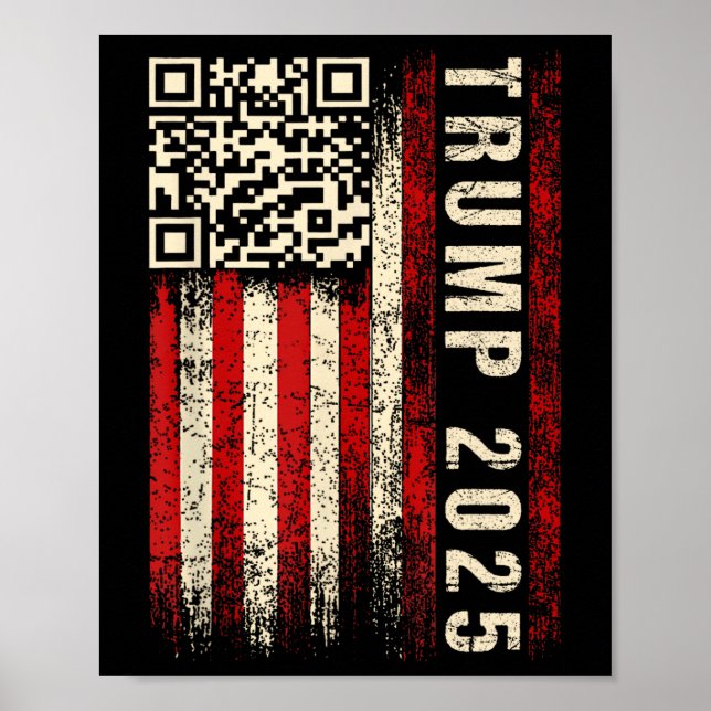 Funny Qr Donald Trump Dancing 4745 Code Video  Poster (Front)