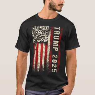 Funny Qr Donald Trump Dancing 4745 Code Video  T-Shirt