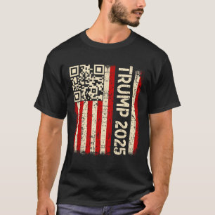 Funny Qr Donald Trump Dancing 4745 Code Video  T-Shirt