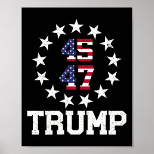 Funny Qr President Trump 4547 Dancing Dance Moves Poster