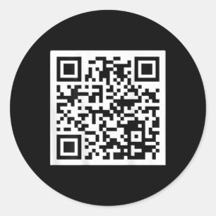 Funny Qr President Trump 4547 Tee Trump Dancing Co Classic Round Sticker