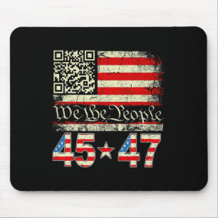 Funny Qr President Trump 4547 Tee Trump Dancing Co Mouse Pad