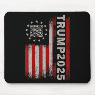Funny Qr President Trump 4547 Tee Trump Dancing Co Mouse Pad