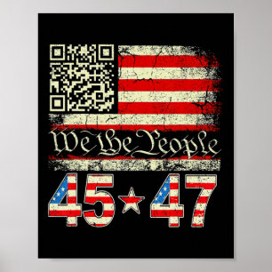 Funny Qr President Trump 4547 Tee Trump Dancing Co Poster