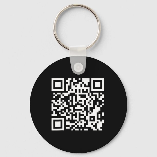 Funny Qr President Trump 4547 Trump Dancing Code P Key Ring (Front)
