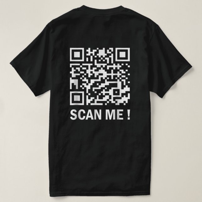 Funny QR President Trump 45/47 Trump Dancing Code T-Shirt (Design Back)