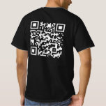 Funny QR President Trump 45/47 Trump Dancing Code  T-Shirt<br><div class="desc">Funny QR President Trump 45/47 Tee Trump Dancing Code (back) Shirt Tee</div>