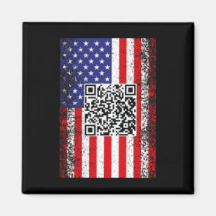 Funny Qr President Trump Code Dance Magnet