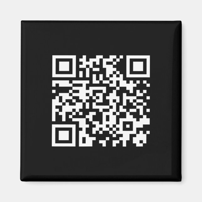 Funny Qr President Trump Dance Code 2025  Magnet (Front)
