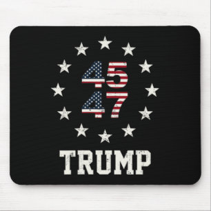 Funny Qr President Trump Dance Code 4547 (front An Mouse Pad