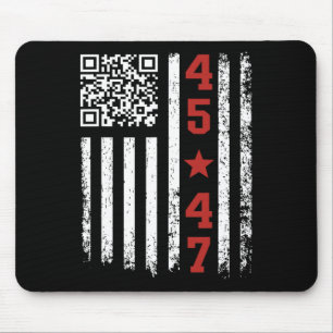 Funny Qr President Trump Dance Code 5  Mouse Pad