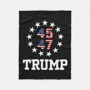Funny Qr President Trump Dance Code Inauguration D Fleece Blanket