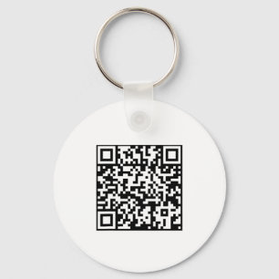 Funny Qr President Trump Dance Code Key Ring