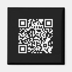 Funny Qr President Trump Dance Code (on Byck) 5 Magnet