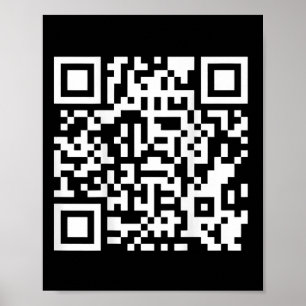 Funny Qr President Trump Dance Code (on Byck) 5  Poster