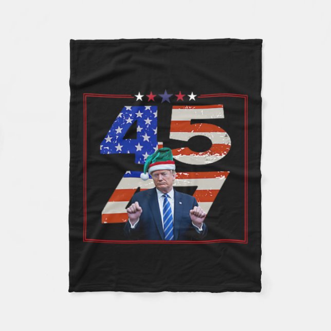 Funny Qr President Trump Dance Code (on Byck) 8  Fleece Blanket (Front)