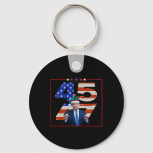 Funny Qr President Trump Dance Code (on Byck) 8  Key Ring