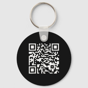 Funny Qr President Trump Dance Code (on Byck) Key Ring