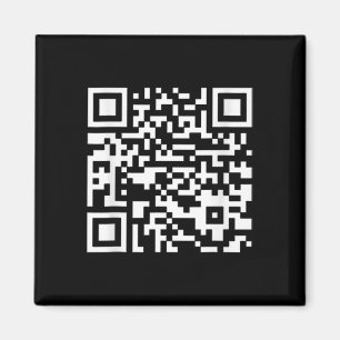 Funny Qr President Trump Dance Code (on Byck) Magnet