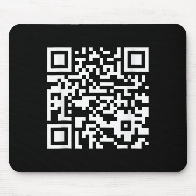 Funny Qr President Trump Dance Code (on Byck)  Mouse Pad (Front)