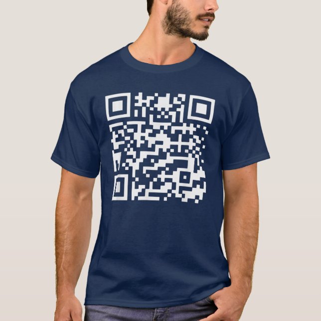 Funny QR President Trump Dance Code T-Shirt (Front)