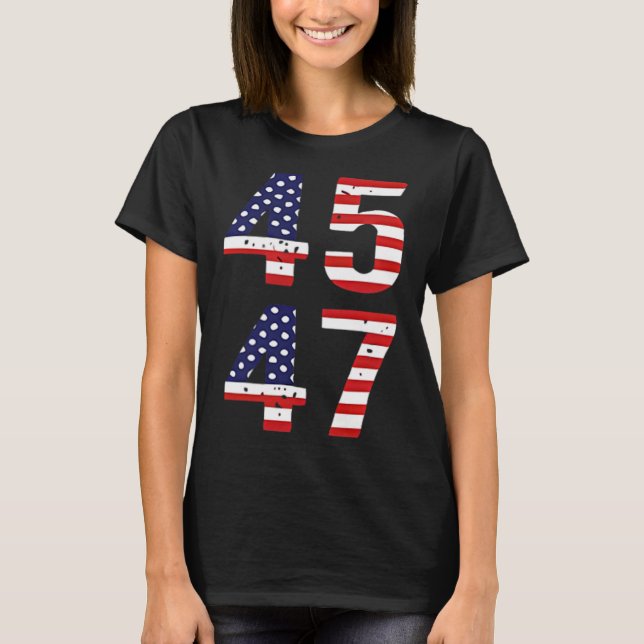 Funny Qr President Trump Dance Scan Me Code (on Ba T-Shirt (Front)