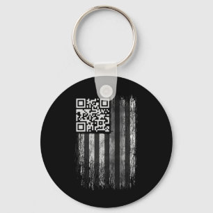 Funny Qr Scan Me President Trump 4547 Trump Dancin Key Ring