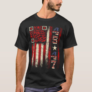 Funny Qr Scan Me President Trump 4547 Trump Dancin T-Shirt