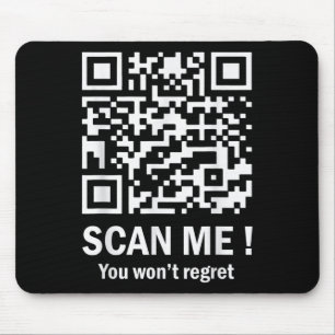 Funny Qr Scan Me President Trump 45_47 Trump Mouse Pad