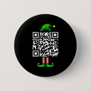 Funny Qr Trump 45_47 Elf Trump Dancing Code Elf Ch 6 Cm Round Badge