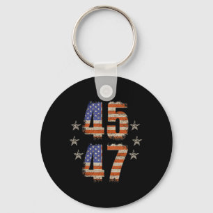 Funny Qr Trump 45 47 Trump Dancing Code Pocket Sca Key Ring