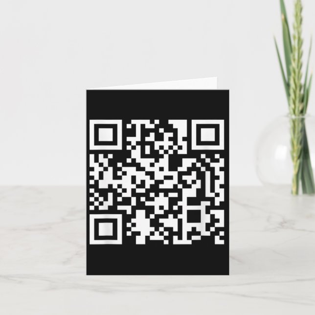 Funny Qr Trump 47 Inauguration Day 2025 Dance Code Card (Front)