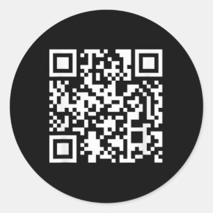 Funny Qr Trump 47 Inauguration Day 2025 Dance Code Classic Round Sticker