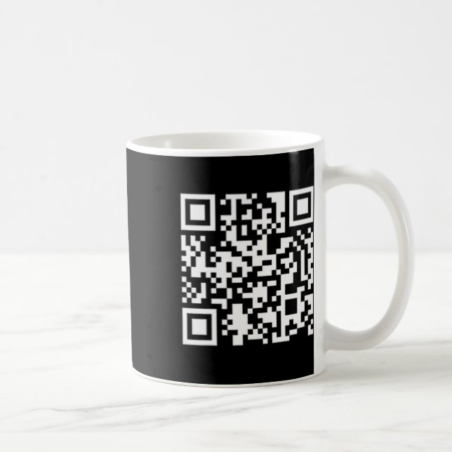Funny Qr Trump 47 Inauguration Day 2025 Dance Code Coffee Mug (Right)