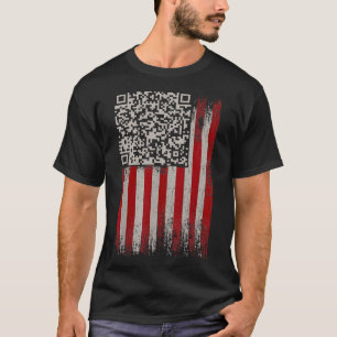 Funny Qr Trump Dancing Dance Code 1 T-Shirt