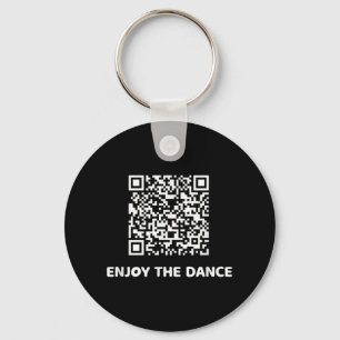 Funny Qr Trump Dancing Interactive Code  Key Ring
