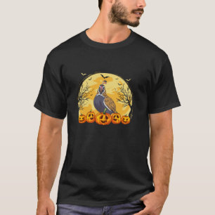 Funny Quail Bird Pumpkins Halloween Costume Men Wo T-Shirt