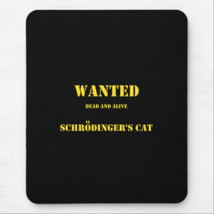 Funny Quantum Joke: Schrödinger’s Cat on the Loose Mouse Pad