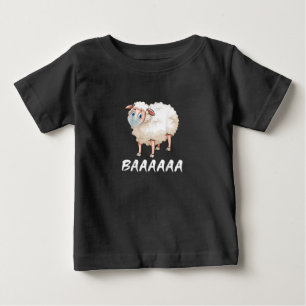 Funny Quarantine   Mask Sheep Trendy Gifts Baby T-Shirt
