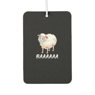 Funny Quarantine Mask Sheep Trendy Gifts Car Air Freshener
