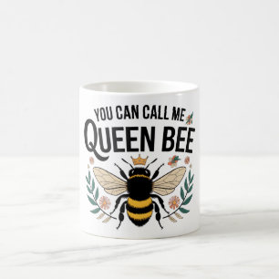 Funny Queen Bee Coffee Mug