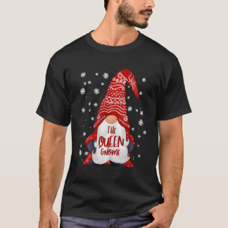 Funny Queen Gnome Family Matching Christmas Gift P T-Shirt