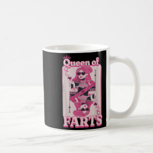 Funny Queen Of Farts Embarring Joke Adult Humour W Coffee Mug