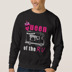 Funny Queen Of The Rv Tee For Cool Female Full Tim