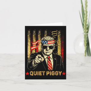 Funny Quiet Ggy  Card