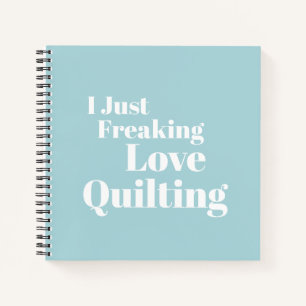Funny Quilter Quilting Lover Quote Graph Paper Notebook