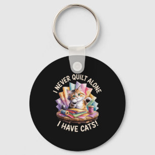 Funny Quilting Art For Men Women Quilt Lover Sewin Key Ring