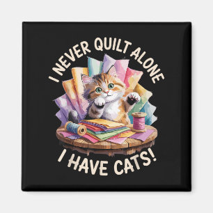 Funny Quilting Art For Men Women Quilt Lover Sewin Magnet