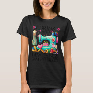 Funny quilting art for women quilting sewing lover T-Shirt